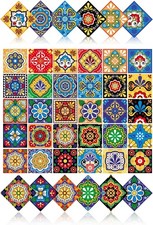 30 Pcs Mexican Talavera Tile Sticker Peel And Stick4x4 Inch Waterproof Tile Sti 30 Pcs Mexican Talavera Tile Sticker Peel And Stick4x4 Inch Waterproof Tile Sti