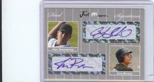 ANDY SONNANSTINE - JOHN RAYNOR 2007 Certified Dual Autograph xx/25