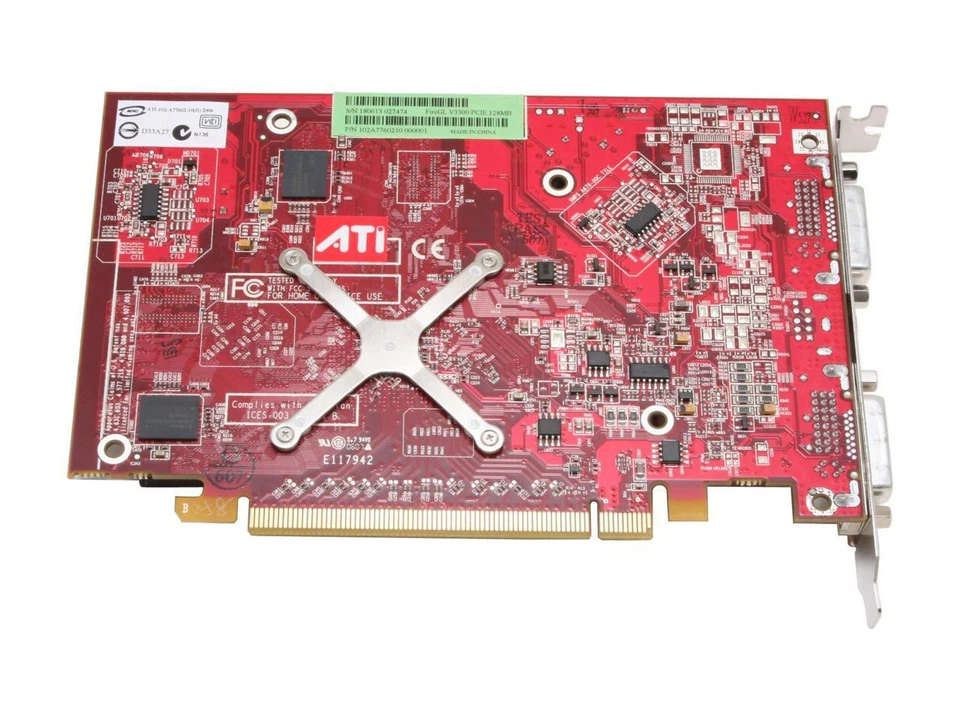 ATI FireGL V3300 PCIE 128MB GDDR2 Dual DVI Workstation Video Card 109-A77631-10 - Image 4 of 4
