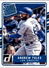 2017 Panini Chronicles Donruss Rated Rooke #213 Andrew Toles Los Angeles Dodgers