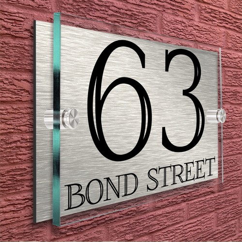 Personalised House Sign Door Number Plaque Custom Door Sign Name Plate Plaques - Picture 34 of 70