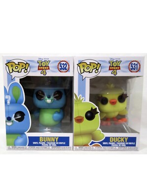 Funko Pop Toy Story Vinyl Figure Lot Ducky Bunny