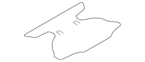 Alfombra de maletero para Nissan 370Z 2013-2023 (N/P 849023GY0A)