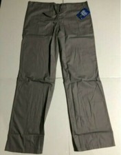Gelscrubs Gray Drawstring Scrubs Pants, Medium Tall Scrubs Shirt, Small