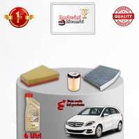 Wartungskit 3 Filter UND ÖL Mercedes Klasse B 220 W246 135KW 184PS AB 2013