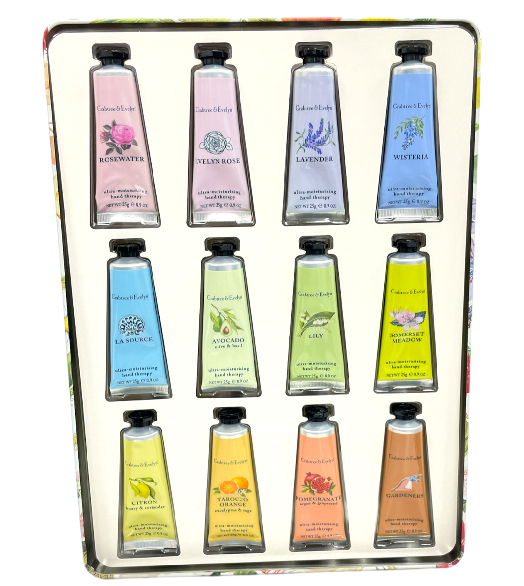 Crabtree & Evelyn 12 Tubes Ultra-Moisturizing Hand Therapy (25g