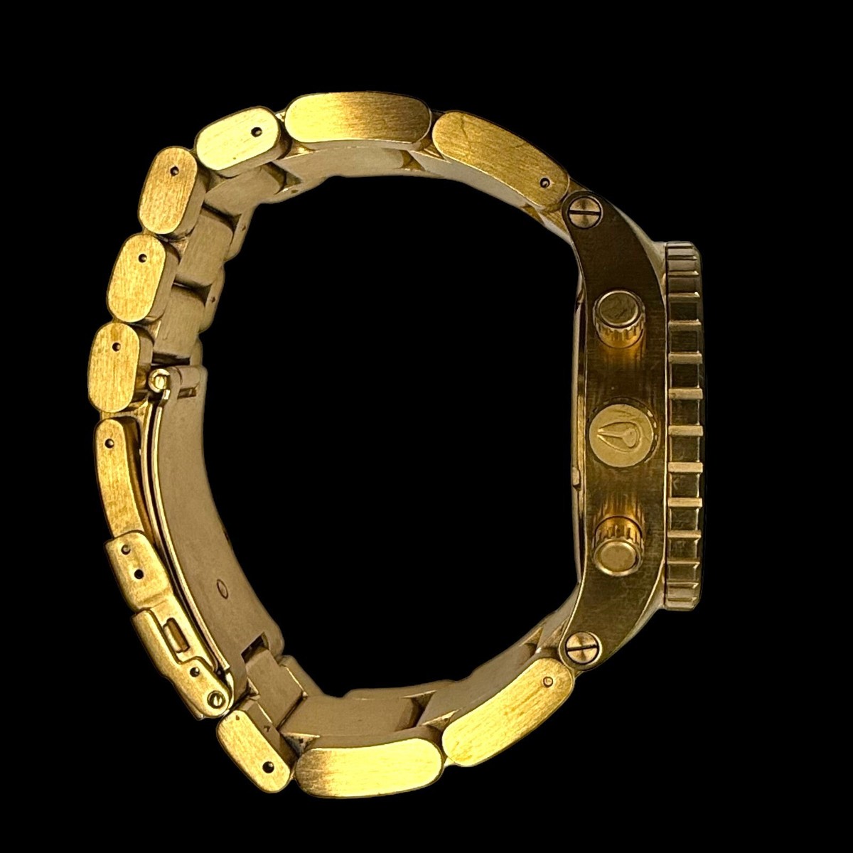 ニクソン MINIMIZE THE 42-20 CHRONO べっこう柄 Nixon Minimize Men's Gold The 42-20 Chrono Watch 200M Japan