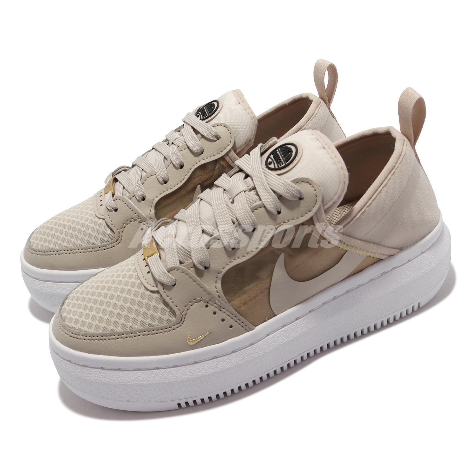 Nike Wmns Court Vision ALTA TXT Cream Beige Women Casual Platform