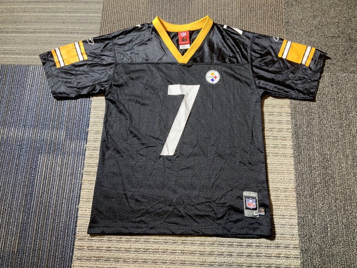 Boys Ben Roethlisberger Pittsburgh Steelers #7 Reebok Size L