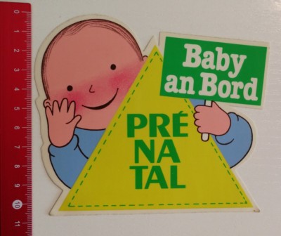 Aufkleber/Sticker: PRE NA TAL Baby an Bord (290417149)
