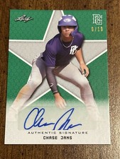 CHASE JANS 2020 Leaf Perfect Game AUTOGRAPH #6/10 KANSAS JAYHAWKS