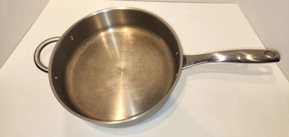 Kuhn Rikon сковорода из нержавеющей стали со стеклянной прозрачной крышкой - SKU BR1 - Изображение 3 из 4