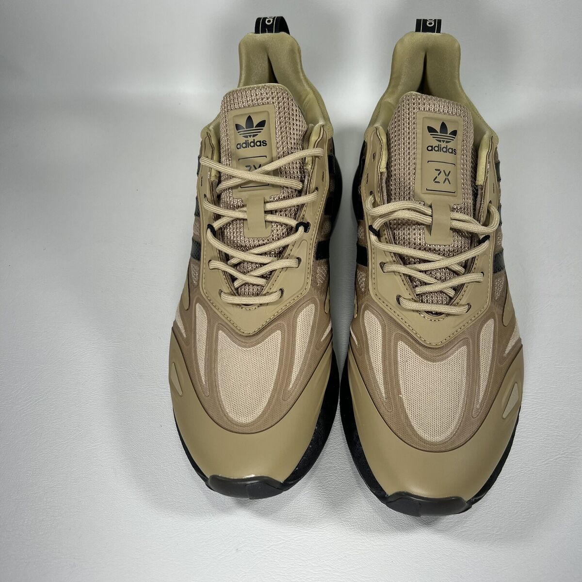 Adidas ZX 2K Boost 2.0 Men's Shoes Athletic Sneakers Beige Adidas ZX 2K Boost 2.0 Men's Shoes Athletic Sneakers Beige