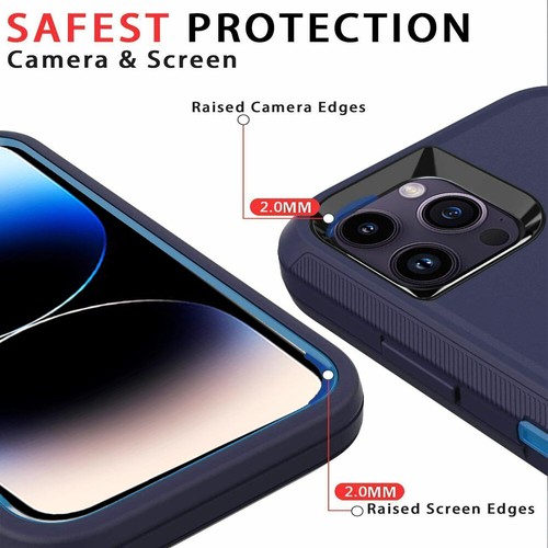 Shockproof Adventure Armor Case For iPhone 14 + Pro Max Plus Hybrid Rugged Cover - Picture 51 of 59