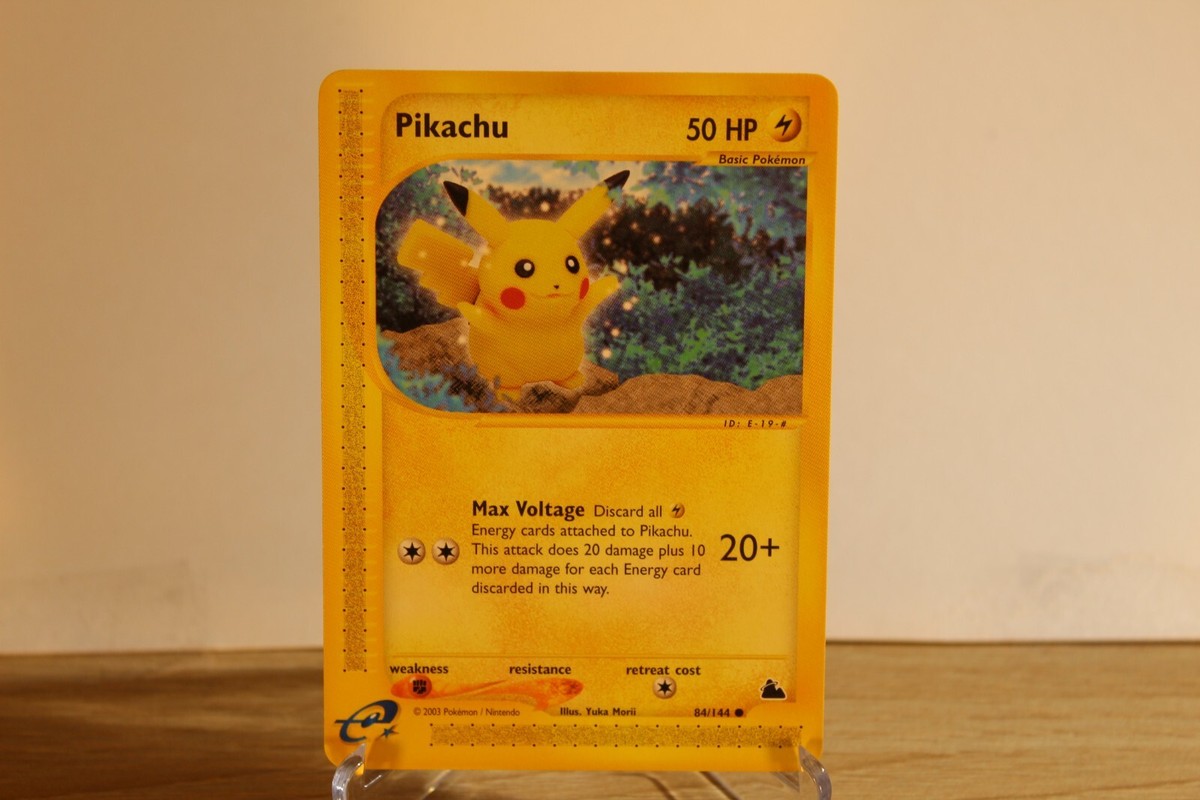 Pikachu 84/144 Skyridge Regular NM | eBay Pikachu 84/144 Skyridge Regular NM | eBay