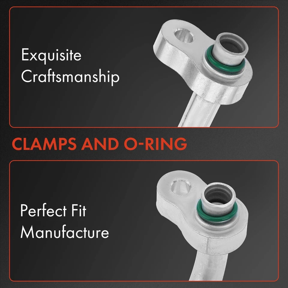 Línea de descarga de manguera de refrigerante de aire acondicionado para Hyundai Sonata 11-14 Kia Optima 11-15 Foto 3 de 4