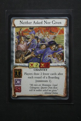 AEG 7th Sea CCG/TCG * Reaper's Fee * Single Cards R/U/C - Picture 77 of 123
