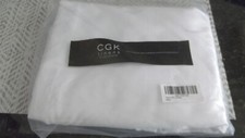 NEW CGK Linens Superior 3-piece Twin Sheet Set Microfiber Deep Pocket White