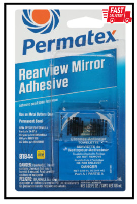 Rearview Mirror Permanent Bond Adhesive Glue For Metal Button Windshield Mount