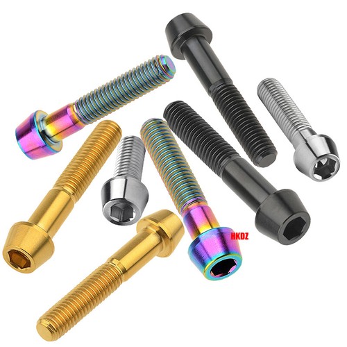 M10 Conical Allen Titanium Bolts 20mm~100mm Taper Inner Hex Cone Head Ti Screws - Picture 8 of 24