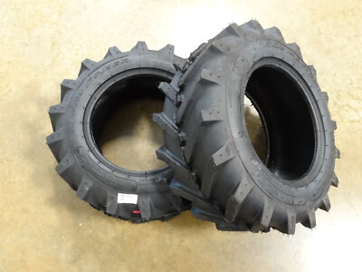 TWO 23X8.50-12 (215/65-12) Carlisle Tru Power R-1 Lug Tires 4 ply TL free stems