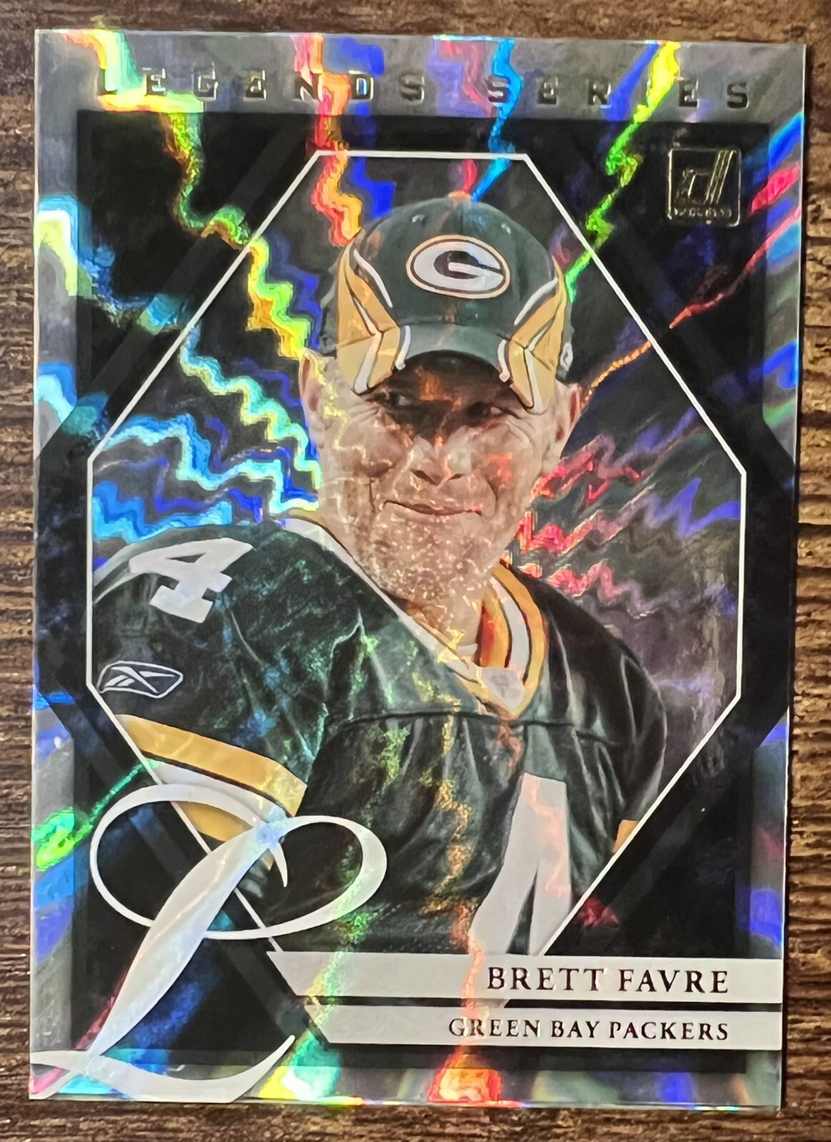 2021 Donruss Elite Brett Favre Packers Hall of Fame Card LS9