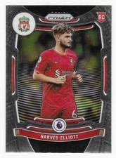 2021-22 Panini Prizm Harvey Elliott Liverpool Soccer Card #87 Rookie RC. rookie card picture