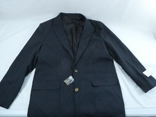LIBERTY UNIFORMS 540MNV MENS DRESS COAT 40R BRASS TRAD BUTTONS NAVY