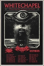 WHITECHAPEL ARCHSPIRE SIGNS OF THE SWARM Tour 2023 Ltd Ed RARE Poster! Deathcore