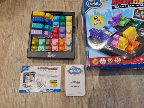 Rush Hour Jr Traffic Jam Logic Game Jr Age 8+ Brain & Challenge Game | Complete - Picture 3 of 3
