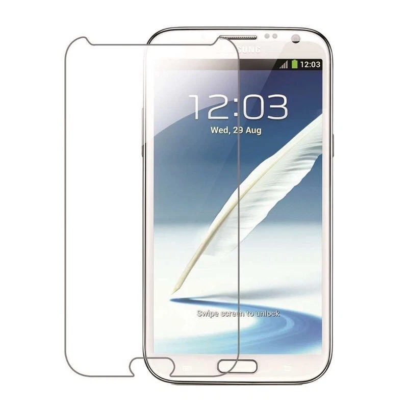 100% GENUINE TEMPERED GLASS SCREEN PROTECTOR FOR SAMSUNG GALAXY NOTE 2 - Image 2 of 2