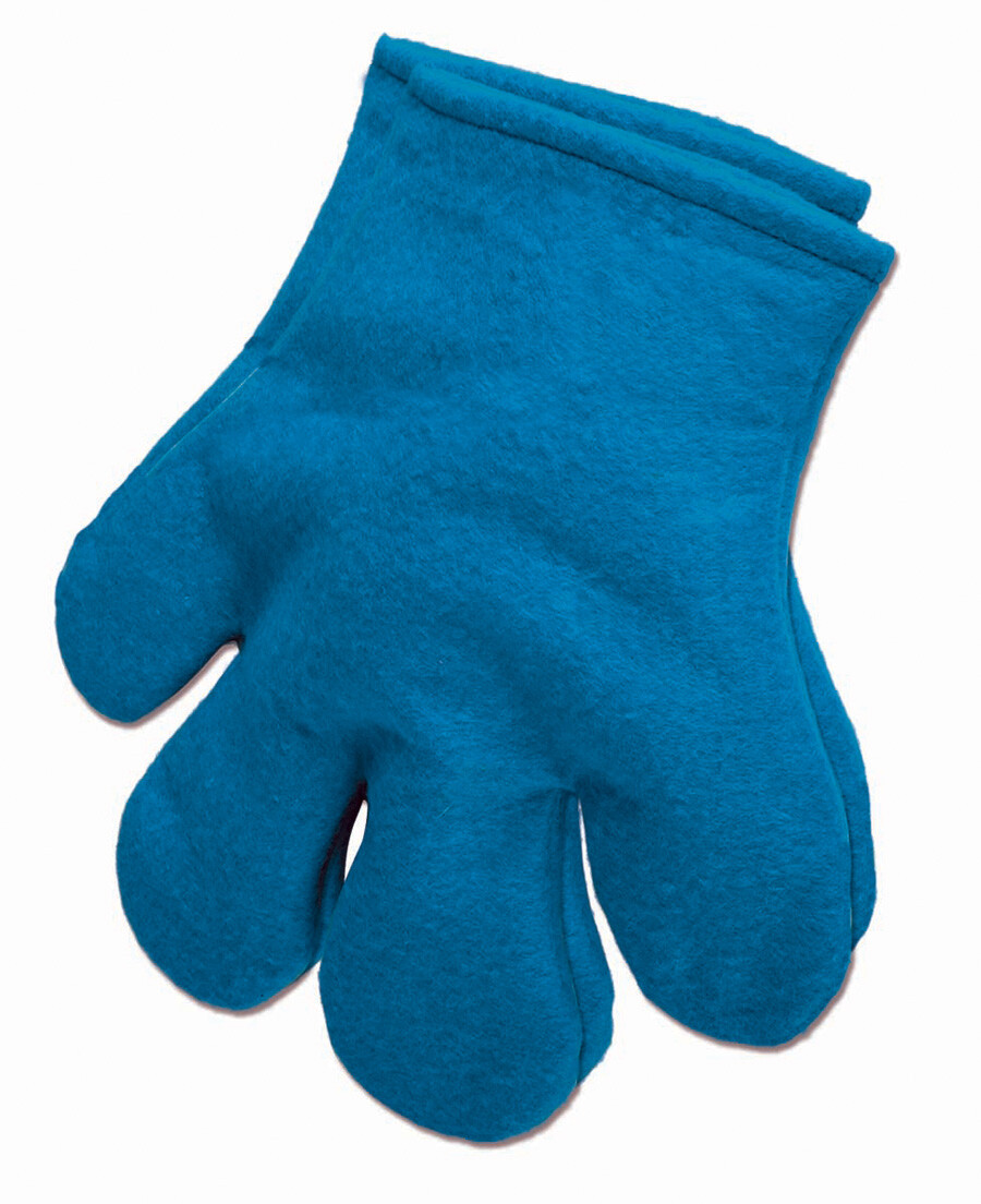 JUMBO CARTOON BLUE MITTS GLOVES Mickey Mouse Felt Clown Mime Dress Costume  Hand | eBay