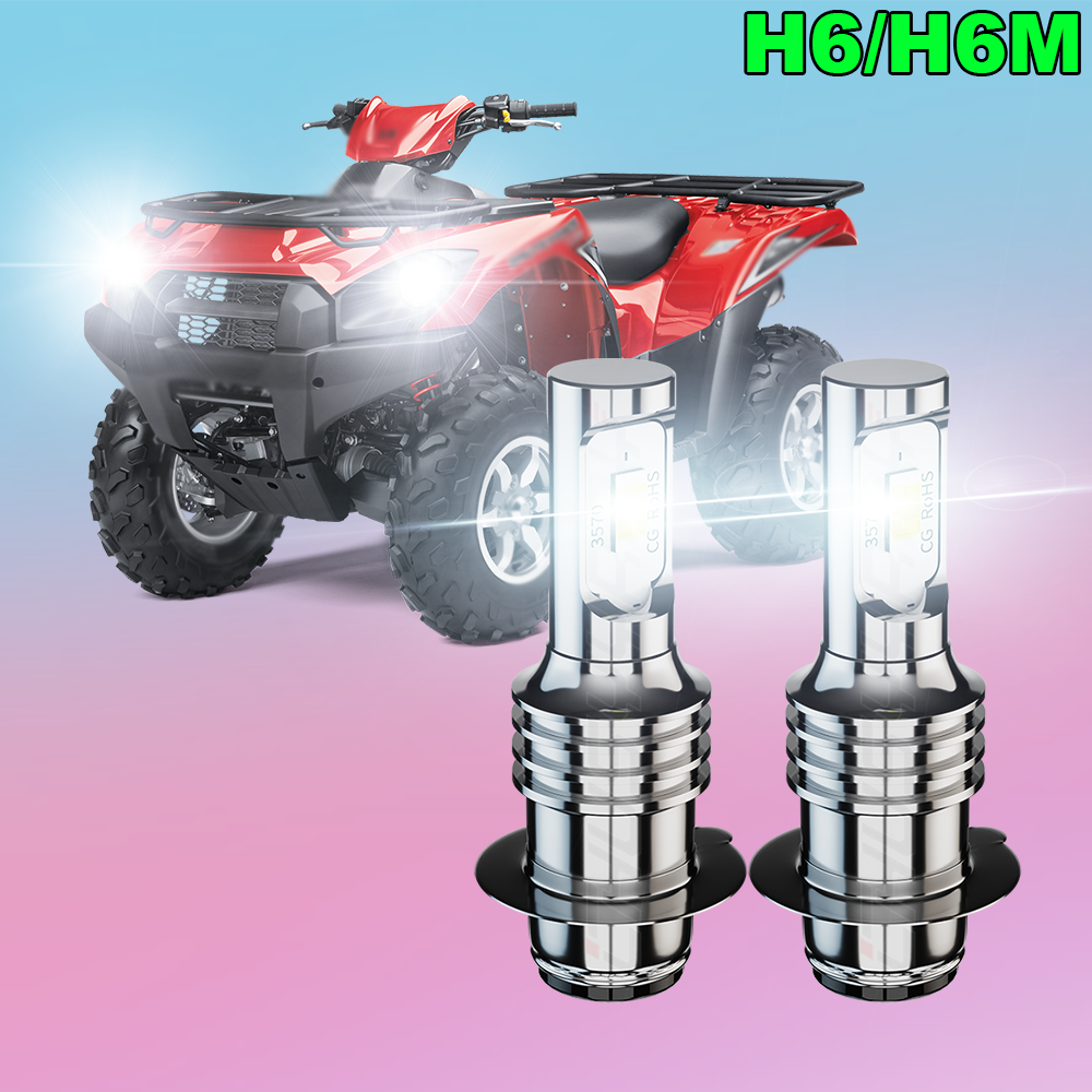 For Yamaha Kodiak 400 2000-2004 450 2003-2005 LED Headlights