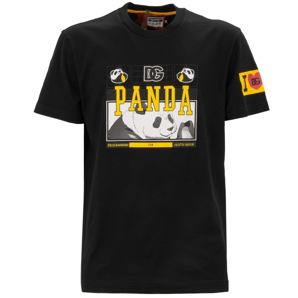 Dolce & Gabbana Dg Logo Heart Jujutsu Kaisen Panda T-Shirt 48 M | eBay