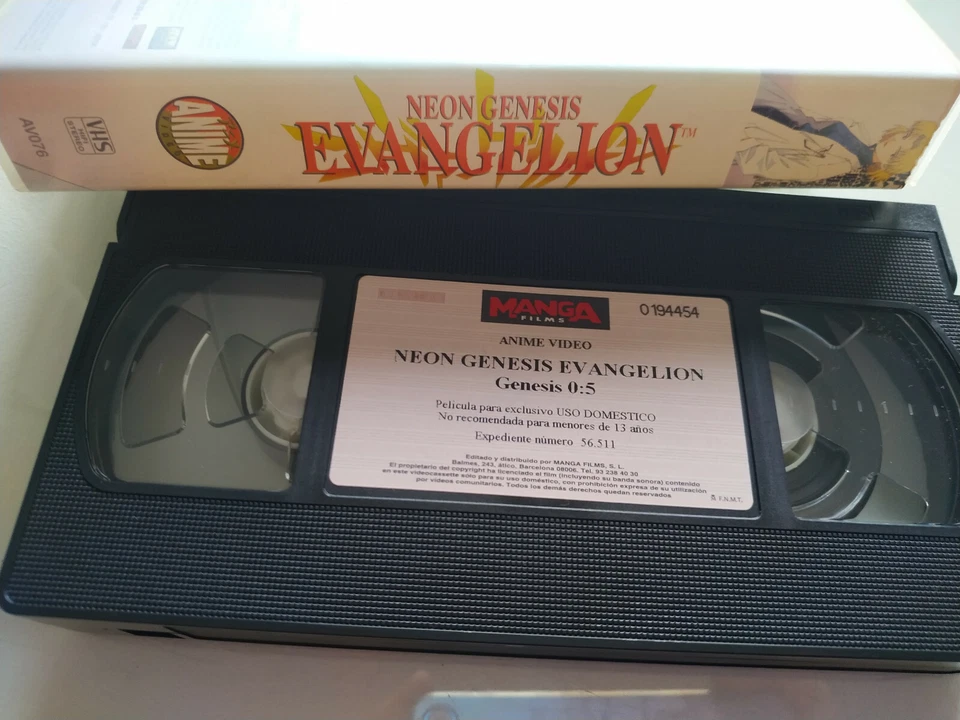Evangelion Neon Genesis 0:5 Anime 1996 Episodes 13-15 VHS Tape Spanish - Image 4 of 4