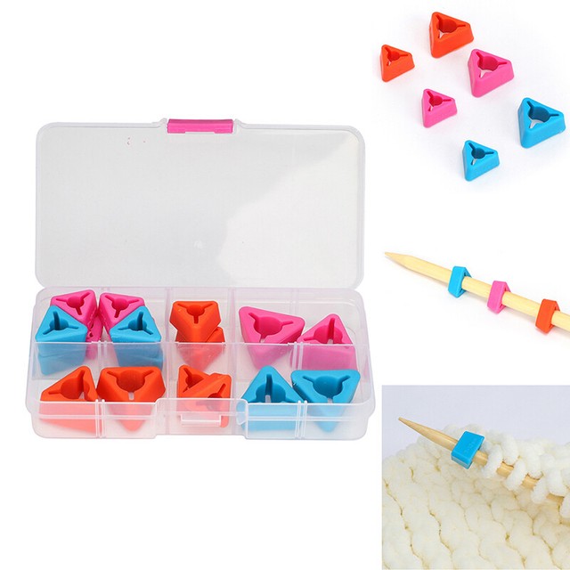 18pcs/box Knitting Needles Point Protectors for DIY Weave Needle Tip