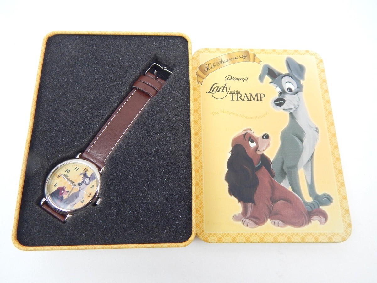 1G Disney Lady And The Tramp 50th Anniversary Watch Collectible W