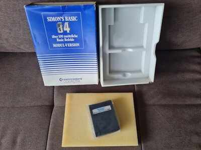 Commodore 64 C128 Simons Basic Modul Cartridge + OVP