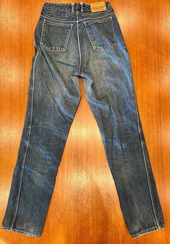 Jou Jou Vintage 90s Denim Blue Jeans Women's Size 9-10 - Retro New Wave Glam! - Picture 3 of 7