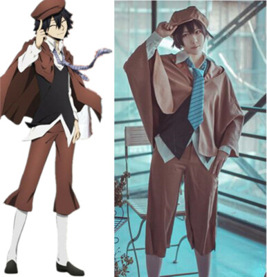 Bungou Bungo Stray Dogs Edogawa Ranpo Costume Cosplay Uniform Full Set  Outfit