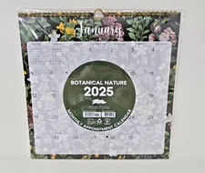 NEW! 2025 BOTANICAL NATURE Wall Calendar by Willow Creek Press 12x12