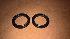 NEW (QTY 2) Genuine KG / CRG Kart Fuel Tank Filler Cap Seal Black AFN.00144