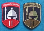 Set two patches of Second International Legion of Defense of Ukraine Badge War