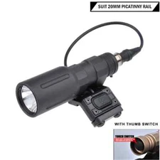 Airsoft Tactical PLH-V2 Hunting Scout Flashlight 1000Lumen Picatinny Light Torch