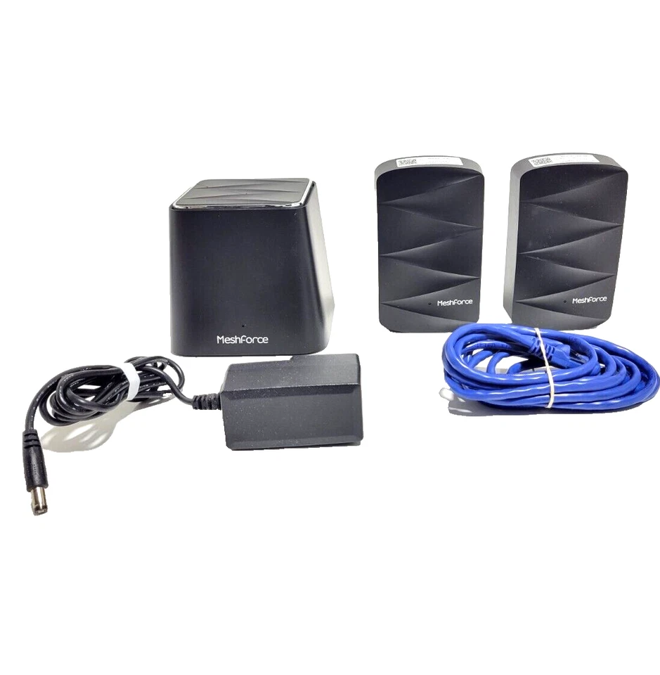 MeshForce Whole Home Mesh WiFi System Model M3/M3 Dot, Black - Image 2 of 4
