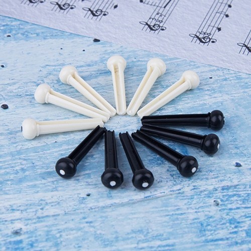 Cordes De Guitare Acoustique Broches Chevalet Guitare Os Ormeau - Lot 6 Pièces + Extracteur - Pour Guitare Acoustique Sillet Guitare Folk