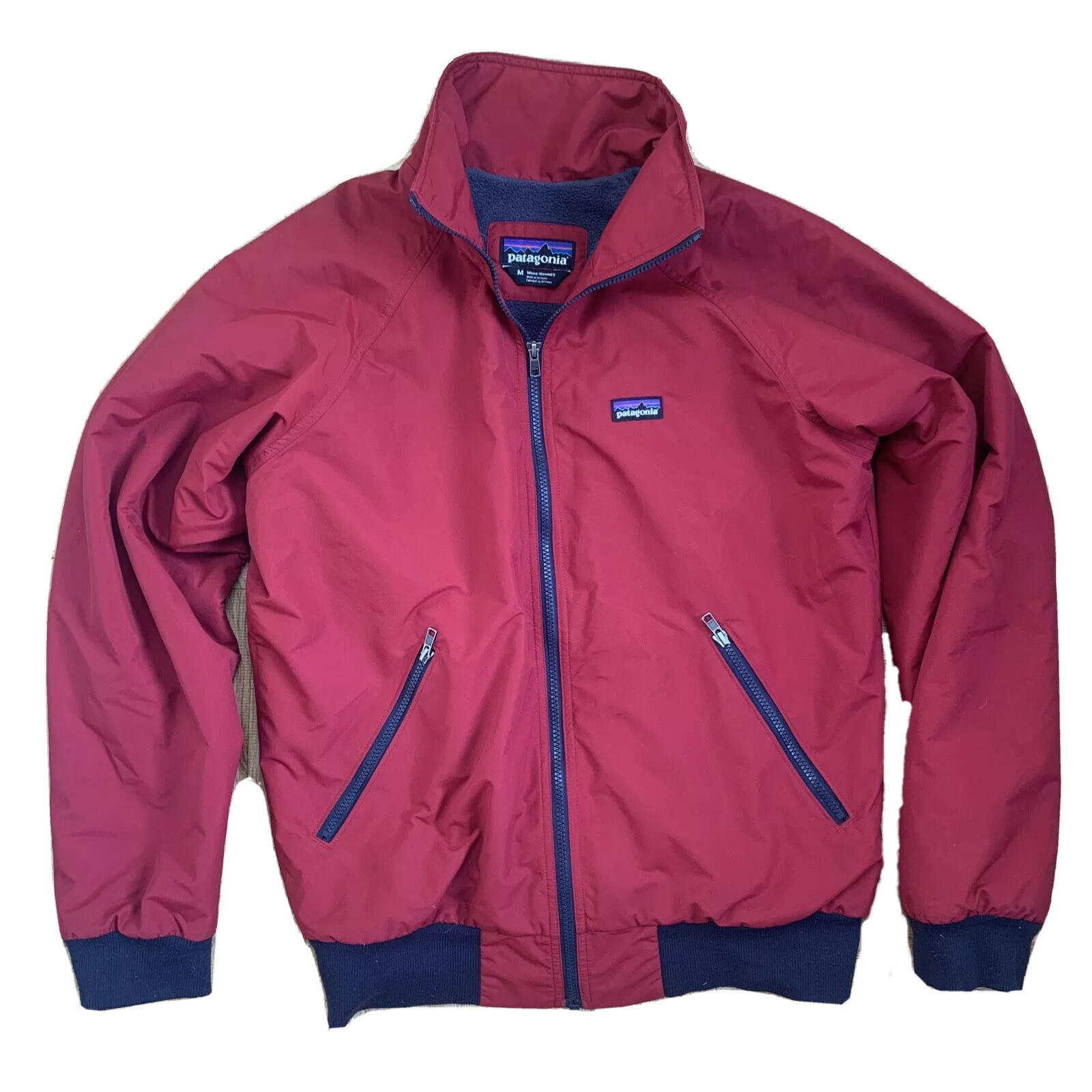 Mens Patagonia Red Baggies Bomber 