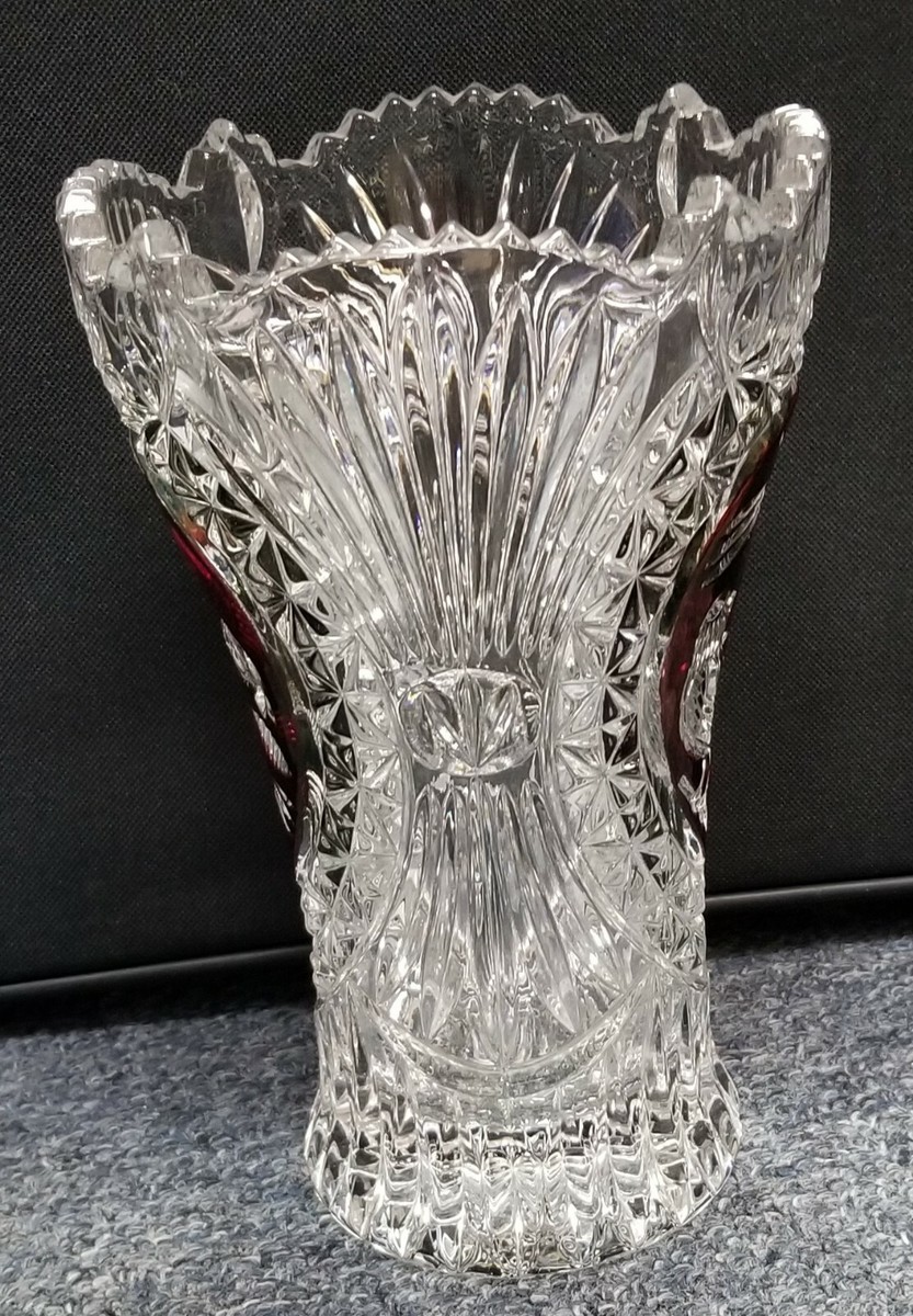 Dresden Kristall 赤色 花瓶 約30cm Amazon.com: Dresden KRISTALL Dresden Crystal Vase : Home