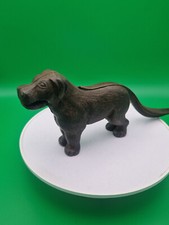 Antique Cast Iron Dog Nutcracker Late 19th Century Made in England Patent.