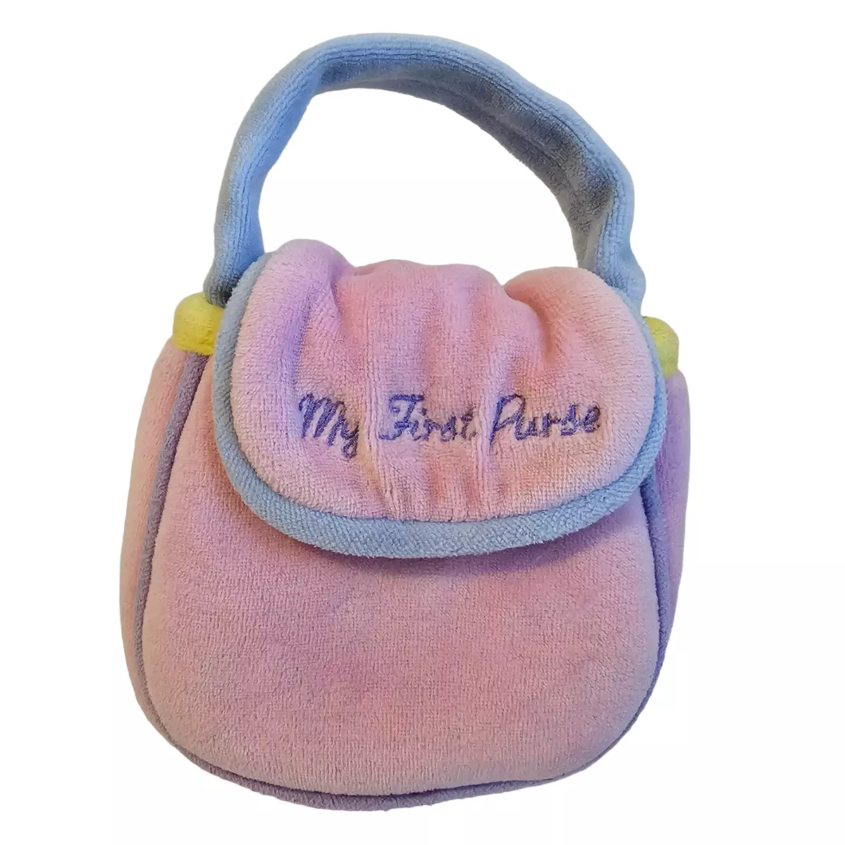 Baby GUND My First Purse Plush Hangbag Soft Toy Pink Purple 5792 5